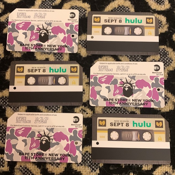 BAP & Hulu's Wu-Tang Metrocard - WU TANG - Collectible Items - Picture 5 of 6